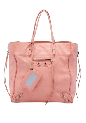 Balenciaga Pre-Owned 2016 Leather Papier A5 Zip Around tote bag - Pink