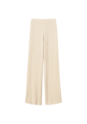 TWINSET ribbed-knit trousers - Neutrals