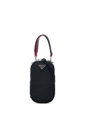 Prada Pre-Owned 2000-2013 Mini Tessuto Pocket Cargo Phone Holder satchel - Black
