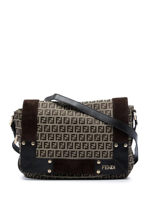Fendi Pre-Owned 2010-2026 Zucchino Canvas Messenger Bag crossbody bag - Neutrals