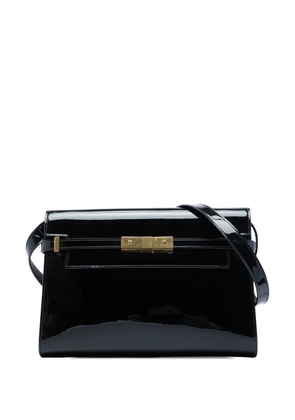 Saint Laurent Pre-Owned 2020 Medium Patent Manhattan shoulder bag - Black
