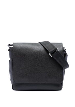 Louis Vuitton Pre-Owned 2014 Taiga Roman MM crossbody bag - Black