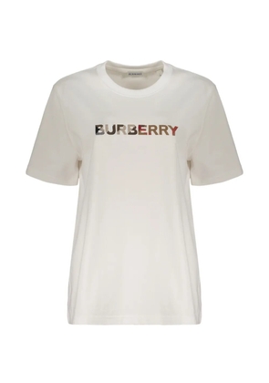 Burberry logo-print short-sleeve T-shirt - Neutrals
