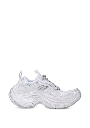 Balenciaga 6XL distressed-effect panelled sneakers - White