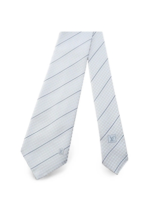 Louis Vuitton Pre-Owned 2016 Micro Damier tie - Blue