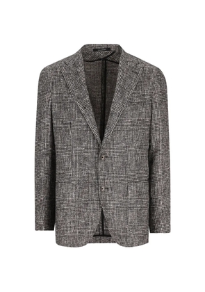 Tagliatore check-pattern blazer - Grey