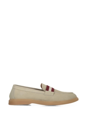 Bally buckle-detail suede loafers - Neutrals