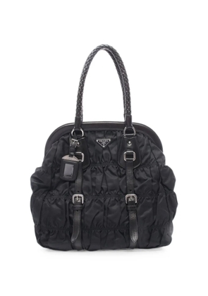 Prada Pre-Owned 2000s gathered-detail tote bag - Black