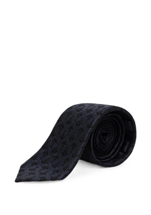 Joop! floral-jacquard tie - Blue