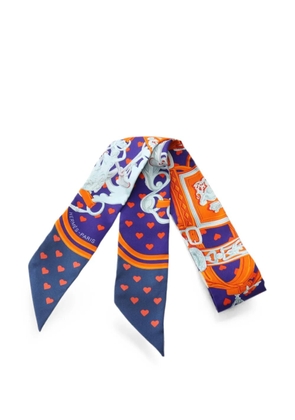 Hermès Pre-Owned 2020s Brides de Gala Love ribbon scarf - Purple