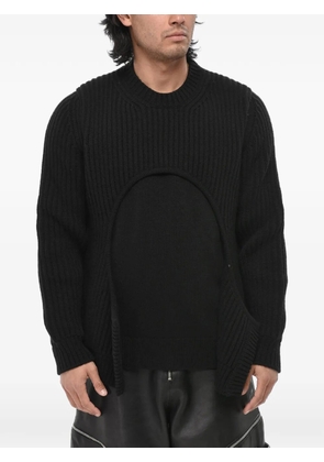 Off-White Meteor double-fabric sweater - Black