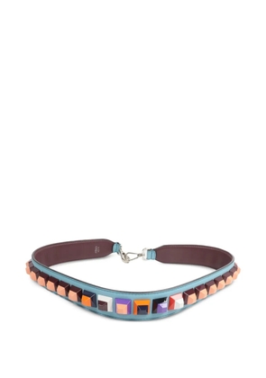 Fendi Pre-Owned Strap You studded bag strap - Blue