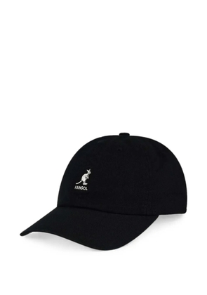 Kangol washed baseball cap - Black