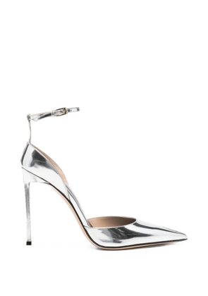 TOM FORD point-toe ankle-strap heeled pumps - Silver