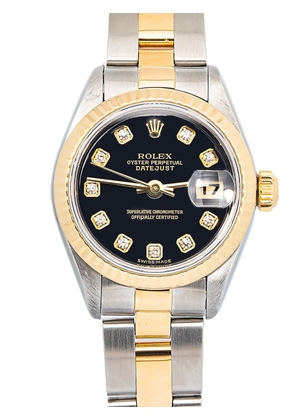 Rolex Datejust fluted bezel 26mm watch - Black