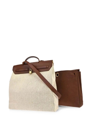 Hermès Pre-Owned 2001 MM Herbag satchel bag - Neutrals