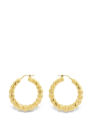 Lisa Nik Golden Dreams beaded hoop earrings