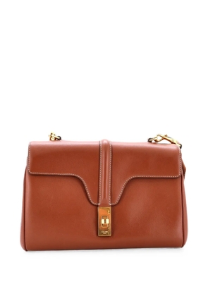 Celine Pre-Owned Soft 16 Bag Smooth Calfskin Teen shoulder bag - Brown