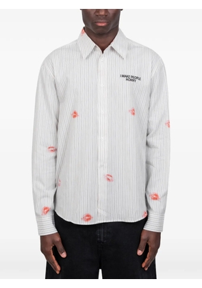 CARNE BOLLENTE Business Sensual striped-print shirt - White