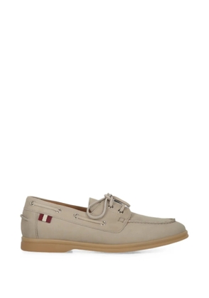 Bally lace-up leather loafers - Neutrals