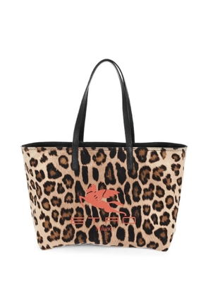 ETRO reversible pebbled leather tote bag - Neutrals