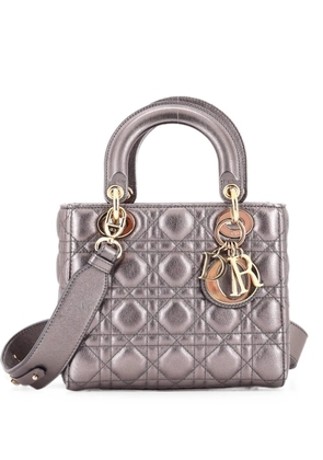 Christian Dior Pre-Owned My ABCDior Lady Dior Bag Metallic Cannage Quilt Leather shoulder bag