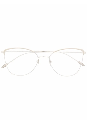 Giorgio Armani cat eye-frame glasses - Silver