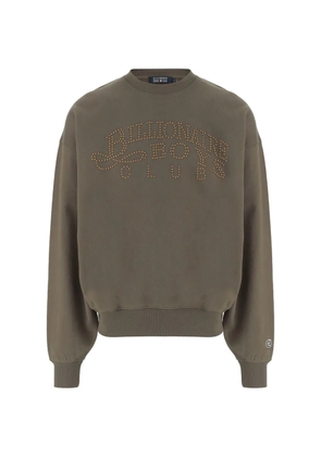 Billionaire logo-appliqué sweatshirt - Brown