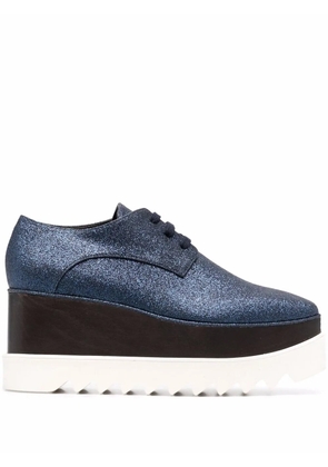 Stella McCartney Elyse metallic platform shoes - Grey