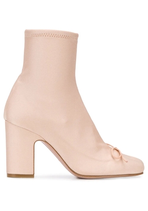 RED(V) 85mm ankle boots - Neutrals