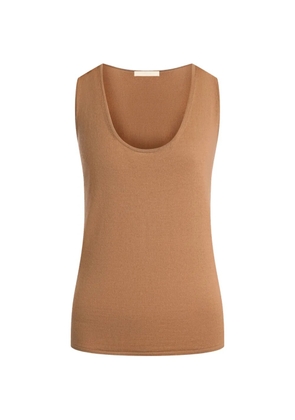 12 STOREEZ Jasmin scoop-neck top - Brown