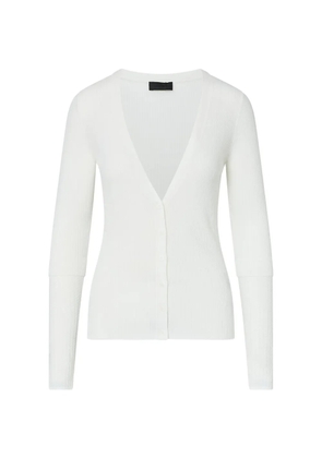 LIU JO pure wool cardigan - White