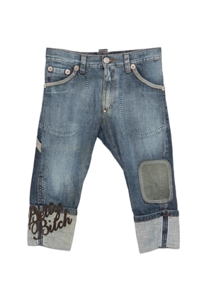 DSQUARED2 2000s belt-loop cropped jeans - Blue