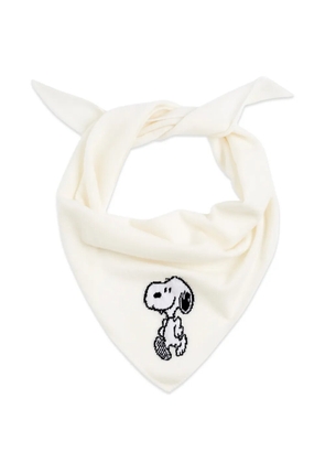 Chinti & Parker Snoopy triangle scarf - Neutrals