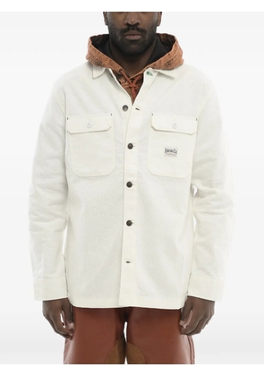 Diesel double-pocket overshirt - White