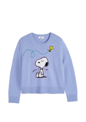 Chinti & Parker Snoopy embroidered sweater - Blue