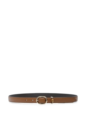 Gucci bamboo buckle leather belt - Brown