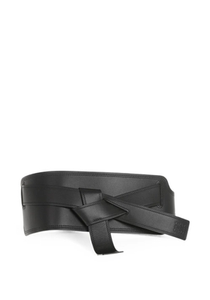 LOEWE knot-detail obi belt - Black
