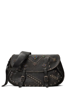 Ralph Lauren RRL stud-embellished Tucker messenger bag - Black