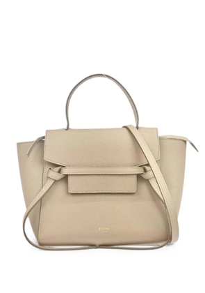 Celine Pre-Owned 2019 nano Belt two-way handbag - Neutrals
