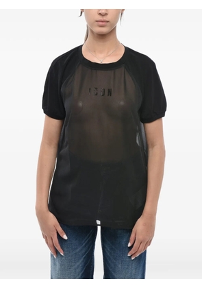 DSQUARED2 Icon rhinestone-embellished T-shirt - Black