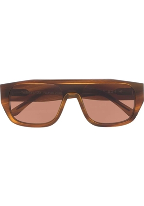 Thierry Lasry tortoiseshell-effect pilot-frame sunglasses - Brown