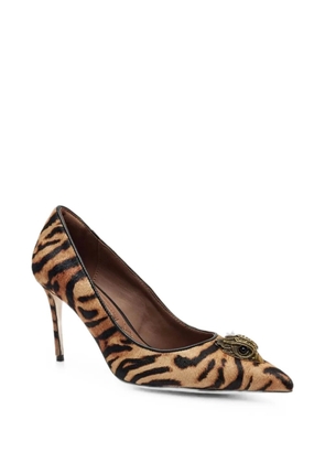 Kurt Geiger London Belgravia Eagle animal-print pumps - Brown