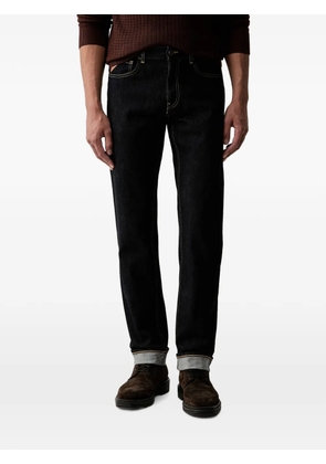 Trussardi 380 contrast-stitch regular jeans - Blue