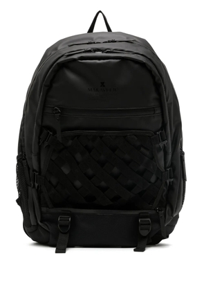 Makavelic Ludus Duality logo-stamp backpack - Black