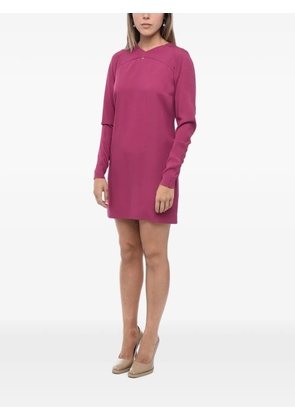 DSQUARED2 logo-charm long-sleeve mini dress - Pink