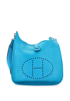 Hermès Pre-Owned Evelyne Bag Gen III Clemence GM crossbody bag - Blue