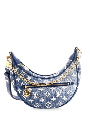 Louis Vuitton Pre-Owned Loop Handbag Monogram Jacquard Denim hobo bag - Blue