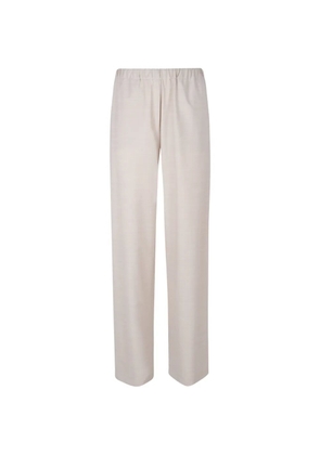 Fabiana Filippi elasticated-waistband straight-leg trousers - Neutrals