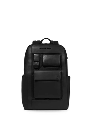 PIQUADRO multi-pocket backpack - Black